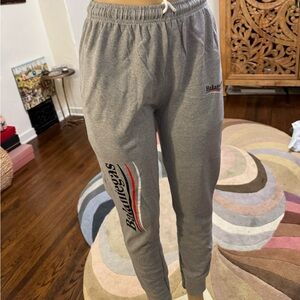 Balenciaga Light Gray joggers with Logo size M NWOT